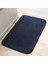 Koyu Mavi 60X90 cm Shaggy Kalın Banyo Paspas Düz Renk Banyo Halıları Tuvalet Paspas Zemin Halıları Küvet Lavabo Yanında Mikrofiber Duş Odası Pedi (Yurt Dışından) 1