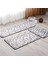 Gri 40X60 50X80 40X120CM Kalınlaşmak Banyo Banyo Paspasları Halı Seti Taşlar Baskılı Tuvalet Zemin Halı Paspas Duş Odası Küvet Yan Kaymaz 3 Boyutları (Yurt Dışından) 2
