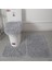 Siyah 5 3 Adet/takım Banyo Paspas Banyo Halısı Yumuşak Peluş Kabarık U Şekilli Su Emme Kaymaz Halı Tuvalet Kapağı Kapak Ev Paspaslar Kilimler (Yurt Dışından) 2
