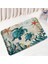 DD-9116YY 45X75CM-17.7X29.5IN Okyanus Plaj Banyo Paspas Seti Zen Yeşil Bambu Lotus Hindistan Cevizi Ağacı Modern Soyut Mermer Banyo Dekor Kaymaz Halı Tuvalet Kapağı Kapağı (Yurt Dışından) 1