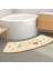 Renk 3 Yaklaşık 55X120 cm Sevimli Karikatür Baskı Desen Banyo Kaymaz Ayak Pedleri Sektör Şekli Uzun Peluş Tuvalet Odası Emici Zemin Mat Ev Dekorasyon (Yurt Dışından) 2
