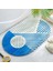 Oval-Mavi 60X90CM Çizgili Banyo Paspasları Dikdörtgen Su Emici Zemin Halısı Kaymaz Duş Mat Tuvalet Kapı Giriş Paspası Banyo Dekorasyonu (Yurt Dışından) 1