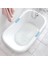 Beyaz M 42 x 25 cm Çocuk Küvet Kaymaz Mat Kokusuz Silikon Ev Banyo Ev Bebek Banyo Hidrofobik Ayak Mat Küvet Zemin Mat (Yurt Dışından) 1