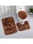 Coffeeb 3 Adet Banyo Paspas Seti Banyo Ipek Kravat Boya Tuvalet Yumuşak Kaymaz Halı Duş Halıları Tuvalet Kapak Kapak Paspaslar Koridor Için (Yurt Dışından) 1