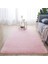 Pembe Yaklaşık 120X160 cm Yumuşak Peluş Banyo Halı Yatak Odası Başucu Ayak Mat Düz Renk Su Emme Halı Kalınlaşmak Kaymaz Banyo Paspas Zemin Halı (Yurt Dışından) 1