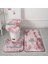 Degrade Pembe Set 3 Adet/takım Peluş Banyo Paspas Yumuşak Kabartmak Duş Halısı Kaymaz Banyo Halıları Halı Banyo Aksesuarları Tuvalet Kapağı Kapağı (Yurt Dışından) 1