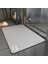 Gri 400 mm x 600 mm Banyo Paspas Banyo Halıları ve Mat 2022 Yaz Banyo Halısı Banyo Aksesuarları Kaymaz Hızlı Kuru Süper Emici Ev Dekor (Yurt Dışından) 1