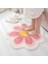 C 60X60 cm Çiçek Şekli Kaymaz Banyo Paspas Banyo Taklit Kaşmir Emici Yumuşak Halı Çabuk Kuruyan Ped Çocuk Odası Halı (Yurt Dışından) 2