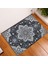 BJW-4060-211009(29) 400MMX600MM Boho Iran Halısı Desen Mutfak Banyo Giriş Kapı Mat Mercan Kadife Halı Paspas Yatak Odası Paspaslar Kaymaz Emici Ev Dekor (Yurt Dışından) 2