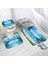 72CY-3PCS Set 75X45CM-29.5X17.7IN Okyanus Plaj Banyo Paspasları Seti Denizyıldızı Kabuklu Palmiye Ağaçları Yunus Doğa Manzara Ev Banyo Dekor Kapı Halıları Halı Tuvalet Kapağı Mat (Yurt Dışından) 5