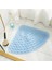 Gary 70X70 cm Banyo Paspas Tuvalet Paspas Duş Ayak Mat Pvc Banyo Paspas Banyo Halı Emniyet Kaymaz Fan Şeklinde Vantuz Zemin Mat (Yurt Dışından) 4