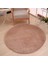 Bej Çapı Yaklaşık 140 cm Yuvarlak Katı Halı Oturma Odası Yatak Odası Mat Su Emici Mat Yatak Odası Halı Başucu Kilim Çay Masa Halısı 11 Renk Paspaslar (Yurt Dışından) 5