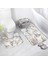 DLS04-2PCS Set 45X75CM-17.7X29.5IN Soyut Mermer Banyo Paspas Seti Gri Dokulu Desen Modern Lüks Ev Zemin Halı Banyo Dekoratif Kaymaz Halı U Şekli Paspaslar (Yurt Dışından) 3