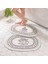 FYR04 40X60 cm Banyo Paspas Kaymaz Ins Tarzı Iskandinav Halı Paspas Oval Şekilli Halı Emici Halılar Giriş Paspasları Oturma Odası Banyo Paspas (Yurt Dışından) 2