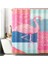 Duş PERDESI-1038 Gösterildiği Gibi Flamingo Baskı Banyo Paspası ve Duş Perdesi Su Emici Banyo Halısı Kilim Ev Dekor Tuvalet Mat Kaymaz Zemin Halı Seti (Yurt Dışından) 1
