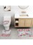 Duş PERDESI-1038 Gösterildiği Gibi Flamingo Baskı Banyo Paspası ve Duş Perdesi Su Emici Banyo Halısı Kilim Ev Dekor Tuvalet Mat Kaymaz Zemin Halı Seti (Yurt Dışından) 4