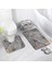 DD-2312AF 40X60CM-15.7X23.6IN Soyut Mermer Banyo Paspas Seti Gri Dokulu Desen Modern Lüks Ev Zemin Halı Banyo Dekoratif Kaymaz Halı U Şekli Paspaslar (Yurt Dışından) 2