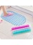 Pembe 67X37 cm 1 Pc Pvc Kaymaz Banyo Paspas Emniyet Duşu Banyo Paspas Plastik Renkli Nokta Boncuk Masaj Yastığı Anti-Kalıp Kaymaz Küvet Halı (Yurt Dışından) 2