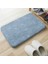 Mikro Mavi Gri 60X90 cm Inyahome Shaggy Kalın Banyo Paspasları Makine Yıkama Kuru Banyo Paspasları Banyo Için Peluş Emici Banyo Halıları ve Paspaslar Kaymaz (Yurt Dışından) 1