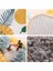 Siye-4 40X60CM Inyahome Yapraklar Banyo Halıları Kaymaz Yumuşak Mikrofiber Banyo Paspası Ekstra Yumuşak Su Emici Makinede Yıkanabilir Duş Zemin Halısı (Yurt Dışından) 4