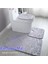 3P2001RED Paspas Giriş Mat Balkon Sundurma Alan Mat Banyo Dekorasyon Banyo Paspas Yıkanabilir Ev Banyo Zemin Mat (Yurt Dışından) 2
