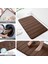 Kahverengi 400 mm x 600 mm Ev Banyo Paspas Mercan Polar Banyo Halı Su Emme Kaymaz Bellek Köpük Emici Yıkanabilir Halı Tuvalet Zemin Mat (Yurt Dışından) 5