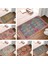 220315-DD1-1(367) 400 mm x 600 mm Bohem Tarzı Mandala Desen Baskılı Flanel Zemin Mat Banyo Dekor Halı Oturma Odası Mutfak Için Kaymaz Hoşgeldiniz Paspas (Yurt Dışından) 2