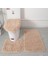 Açık Kahve 1pc 50X80CM 1-3pcs Peluş Banyo Banyo Paspas Seti Kaymaz Tuvalet Halıları ve Tuvalet Kapağı Kapağı Banyo Için Yumuşak Tüylü Duş Halısı Paspaslar (Yurt Dışından) 1