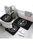 LK8-4575-220409 (61) Üç Parçalı Set Siyah Nautical Koleksiyonu Banyo Paspasları Banyo Ürünleri Anchor Banyo Paspasları Üç Parçalı Banyo Halı ve Paspas Seti Kişiselleştirilebilir (Yurt Dışından) 1