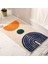 01 50X80CM Modern Soyut Sanat Mikrofiber Banyo Paspas Akın Banyo Halısı Dekoratif Halı Kaymaz Emici Duş Kapı Mat Ayak Pedi (Yurt Dışından) 5