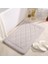 Açık Gri 50X80 cm Modern Kalın Kaymaz Banyo Paspas Bellek Köpük Banyo Halıları Ev Tuvalet Halıları Duş Odası Küvet Yan Ayak Pedi Yavaşça Ribaund (Yurt Dışından) 1