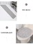 Siyah Set Flanel Tuvalet Tuvalet Mat Banyo Halı Baskı Şerit Bronzlaştırıcı Kaymaz Mat Emici Ayak Pedi Banyo Banyo Aksesuarları (Yurt Dışından) 2