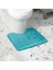 Gri Yaklaşık 50X40 cm Emici U Şeklinde Banyo Halıları Arnavut Kaldırımı Kabartmalı Banyo Banyo Paspas Mercan Polar Kaymaz Tuvalet Zemin Mat Bellek Köpük Ayak Pedi (Yurt Dışından) 2