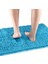 Mavi 400 mm x 600 mm Banyo Paspas Kalınlaşmış Kauçuk Alt Şönil Halı Yatak Odası Ev Oturma Odası Kapı Banyo Emici Kaymaz Bathmat (Yurt Dışından) 1