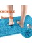 Mavi 400 mm x 600 mm Banyo Paspas Kalınlaşmış Kauçuk Alt Şönil Halı Yatak Odası Ev Oturma Odası Kapı Banyo Emici Kaymaz Bathmat (Yurt Dışından) 2
