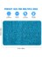 Mavi 400 mm x 600 mm Banyo Paspas Kalınlaşmış Kauçuk Alt Şönil Halı Yatak Odası Ev Oturma Odası Kapı Banyo Emici Kaymaz Bathmat (Yurt Dışından) 3