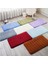 Çikolata 40 cm x 60 cm Ev Banyo Paspas Kaymaz Banyo Bellek Köpük Su Emici Mat Odası Halı Yumuşak Mercan Polar Yıkanabilir Halı Tuvalet Zemin Dekor (Yurt Dışından) 3