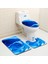 Rose 06 Büyük Boy-3 Adet 3 Adet Gül Desenli Banyo Paspas Seti Flanel Banyo Halı Seti Tuvalet Zemin Mat Banyo Duş Odası Emici Ayak Mat Tuvalet Paspasları (Yurt Dışından) 1
