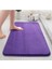Şarap Kırmızısı 60X90 cm Düz Renk Kabarık Banyo Paspas Kaymaz Banyo Halıları Paspas Tuvalet Emici Zemin Halı Yanında Küvet Lavabo Yıkanabilir (Yurt Dışından) 2