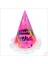Hologram Happy Birthday Şapka, 24CM x 1 Adet - Pembe 1