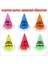 Hologram Happy Birthday Şapka, 24CM x 1 Adet - Pembe 4