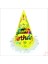 Hologram Happy Birthday Şapka, 24CM x 1 Adet - Sarı 1