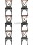 Mutfak Sandalye Cafe Sandalye Salon Sandalye Çapraz Tonet Sandalye 6 Adet 1