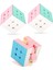 3 Adet Speed Cupe Rubik Küp Zeka Küpü 3x3 Pastel Renkler Hız Küpü,fidget Oyuncak Seyahat Zeka Oyunu 2