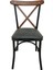 Mutfak Sandalye Cafe Sandalye Salon Sandalye Çapraz Tonet Sandalye 4 Adet 2
