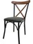 Mutfak Sandalye Cafe Sandalye Salon Sandalye Çapraz Tonet Sandalye 4 Adet 3