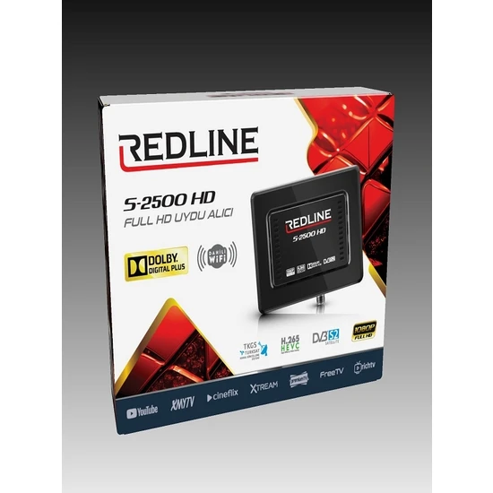 Redline S-2500 Full Hd Uydu Alıcı Dahili Wifi S2500