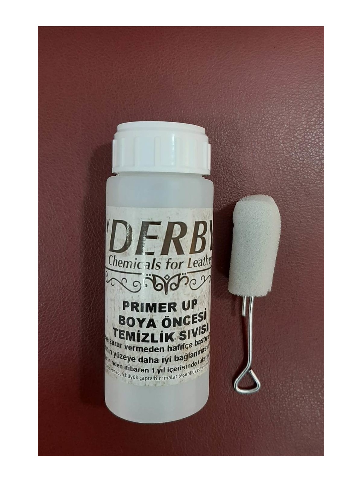 Derby Özel Siyah Deri Mont,çanta,kemer Boyası ve Uygulama Süngeri - Görsel 3