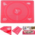 Gondol 65X45 Ölçekli Silikon Hamur Açma Matı Büyük Boy 65X45 En Büyük Boy Birinci Kalite Silikon Hamur Açma Matı