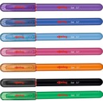 Rotring Tükenmez Kalem 7'li Set Açık Mavi Yeşil Pembe Turuncu Siyah Mor Mavi Renklerle Kullanıma Uygun